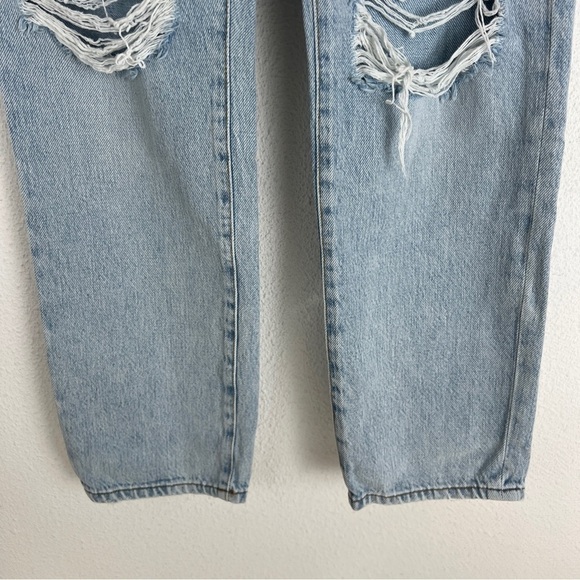 Frame Denim Le Garçon Distressed Boyfriend Light Wash Jeans National 31 - Picture 4 of 11